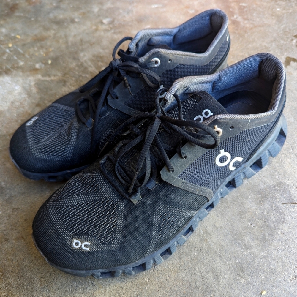 On cloud running shoes